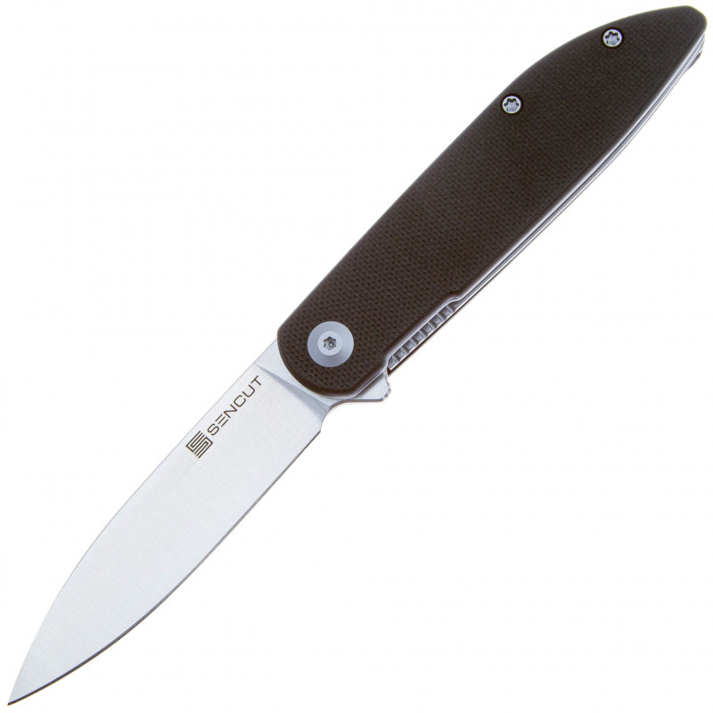 Складной нож SENCUT Bocll II D2 Steel Satin Handle G10 Black