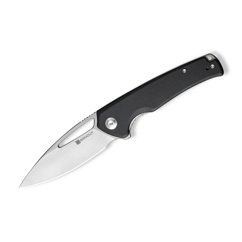 Складной нож SENCUT Mims 9Cr18MoV Steel Satin Finished Handle G10 Black