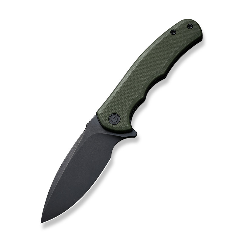 Складной нож CIVIVI Mini Praxis D2 Steel Black Stonewashed OD Handle G10 Green