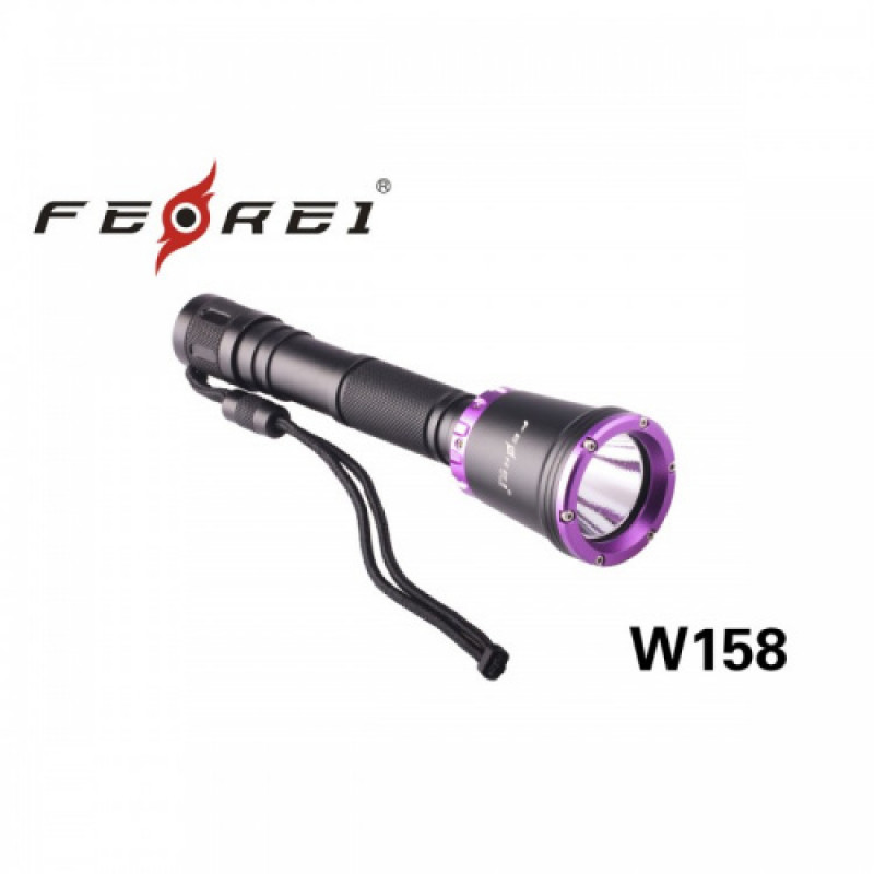 Фонарь для дайвинга Ferei W158 набор, розовый, W158P