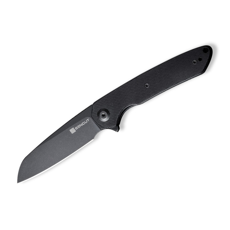 Складной нож SENCUT Kyril 9Cr18MoV Steel Black Stonewashed Handle G10 Black