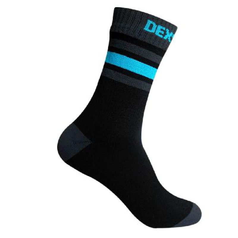 Водонепроницаемые носки DexShell Ultra Dri Sports Socks XL (47-49) с голубой полосой