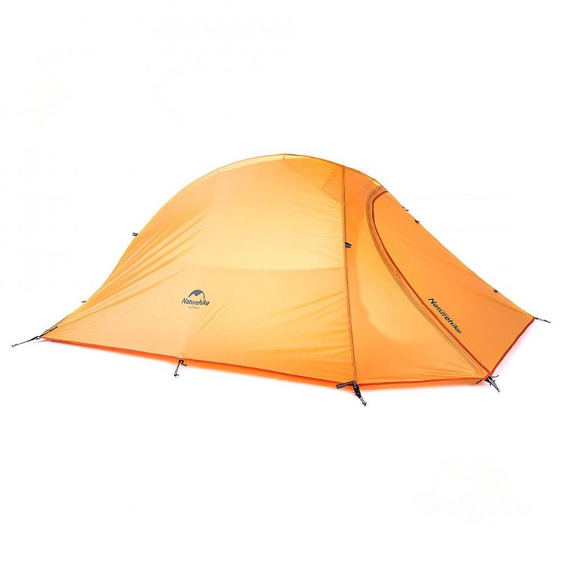 Палатка Naturehike Cloud UP II 210T NH17T001-T двухместная с ковриком, оранжевая, 6927595730584