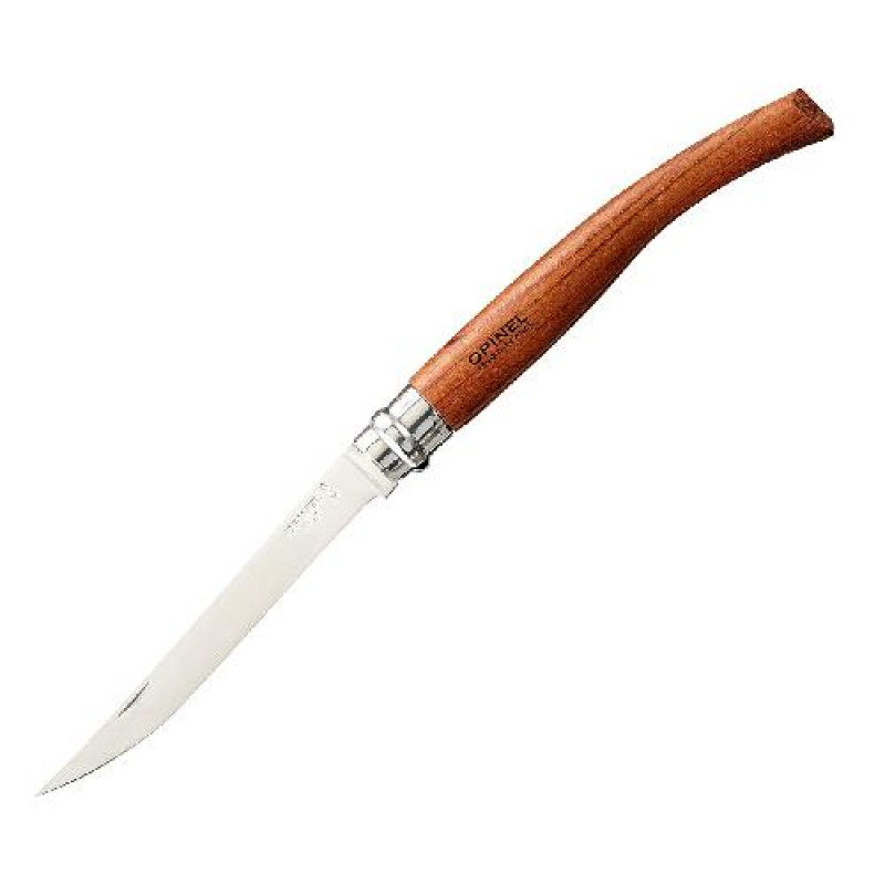 Нож филейный Opinel №12, нержавеющая сталь, рукоять бубинга