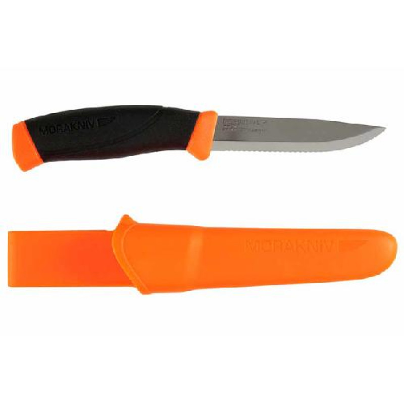 Нож Morakniv Companion F Serrated, нержавеющая сталь, 11829