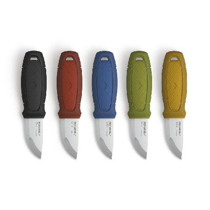 Нож Morakniv Eldris, нержавеющая сталь, цвет желтый, с ножнами, 12650