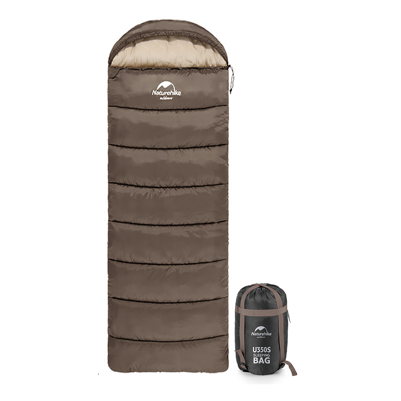 Спальный мешок Naturehike U Series Двойной хлопок осень-зима Brown U250S, 6927595769294