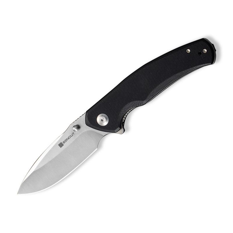 Складной нож SENCUT Slashkin D2 Steel Satin Finished Handle G10 Black