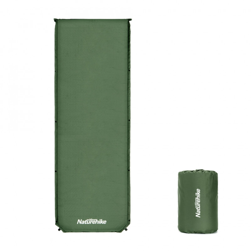 Коврик самонадувной туристический Naturehike D03 Army Green, 6927595773680