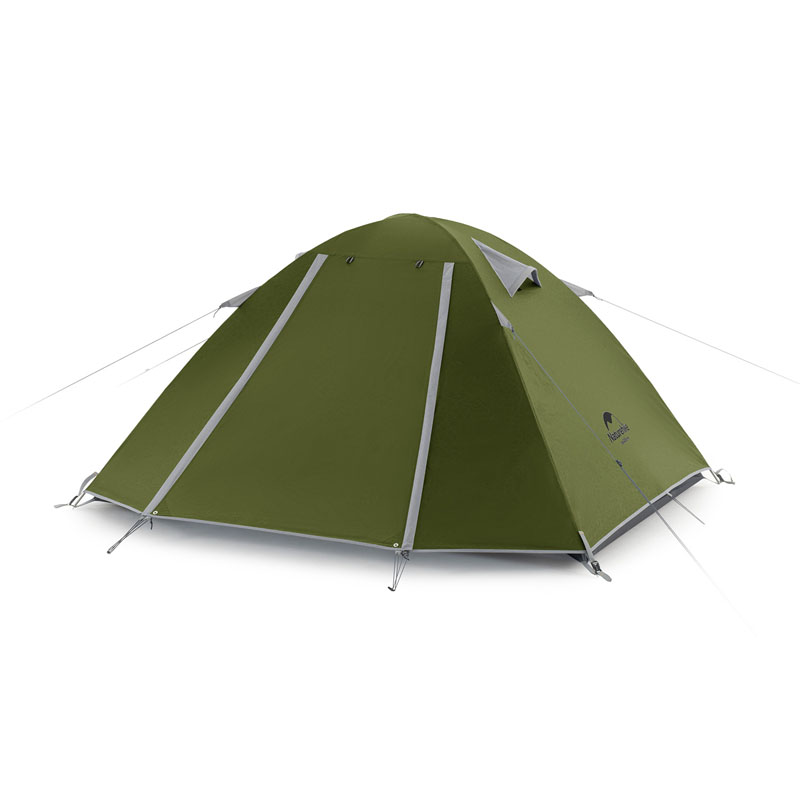 Палатка Naturehike P-Series Lightweigh 2-местная 210T Dark Green, 6927595783627