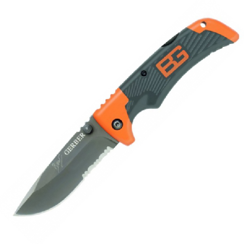 Нож Gerber Bear Grylls Scout, серрейторное, блистер, (1013958)