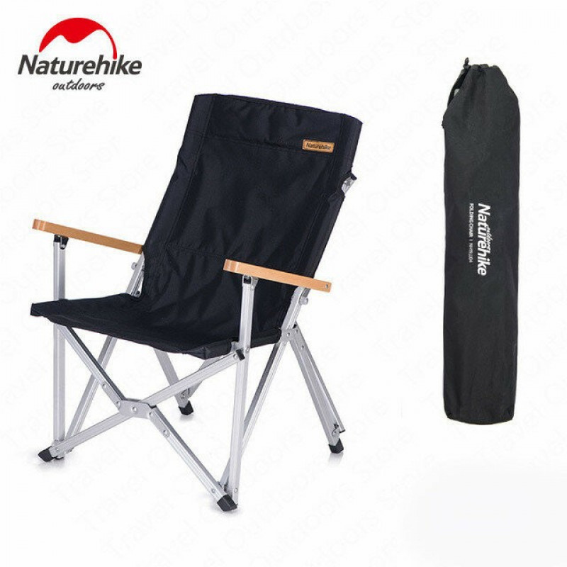 Стул складной Naturehike NH19JJ004 , черный, 6927595739297