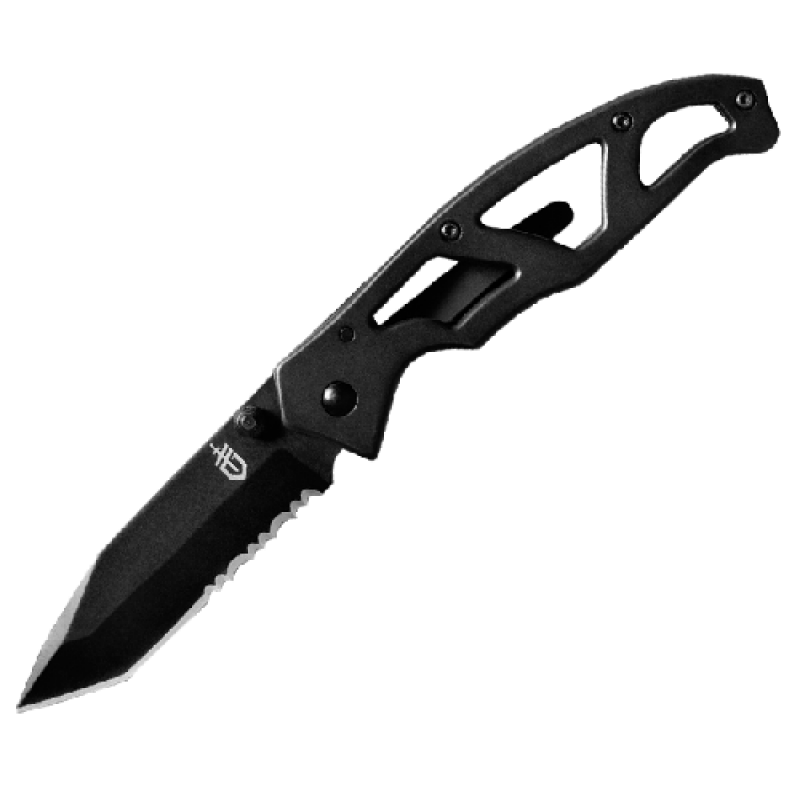 Нож Gerber Tactical Paraframe Tanto Clip Foldin Knife, блистер, прямое-серрейторное лезвие, (1013970)