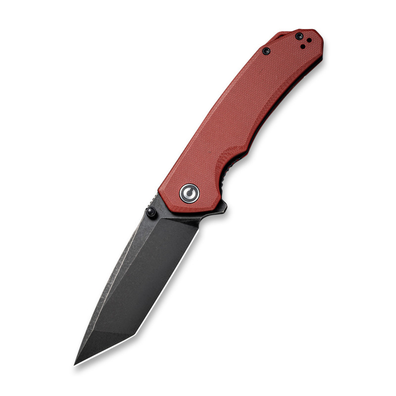 Складной нож CIVIVI Brazen D2 Steel Black stonewashed Handle G10 Burgundy C2023B