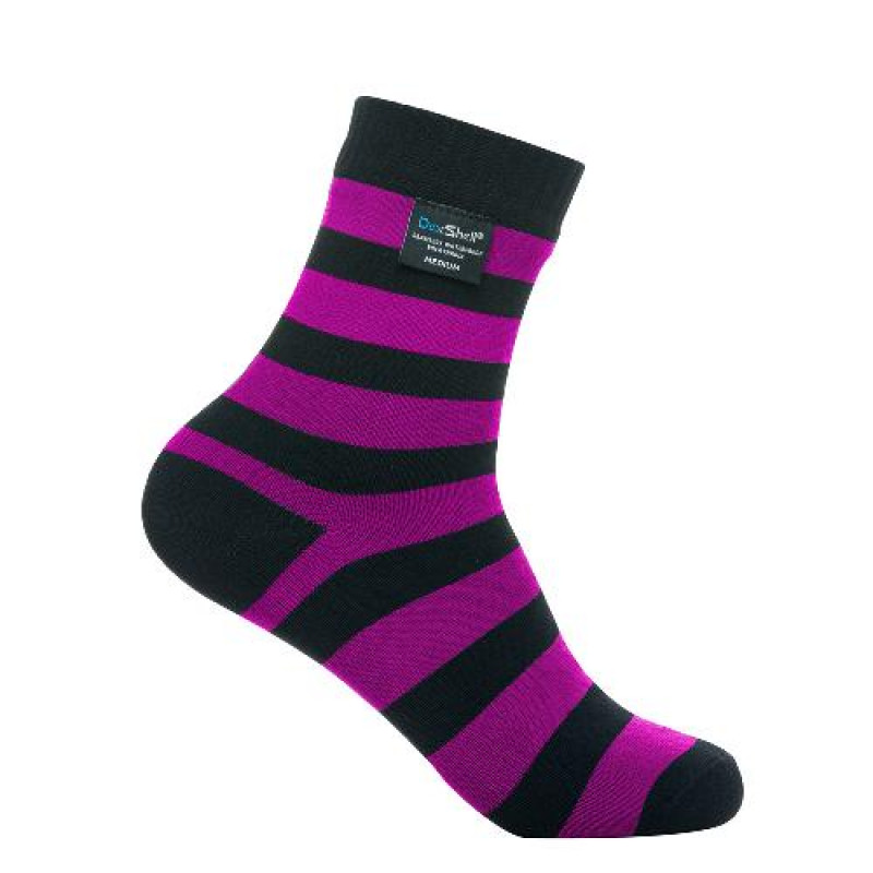 Водонепроницаемые носки DexShell Ultralite Bamboo Black-Pink S (36-38)