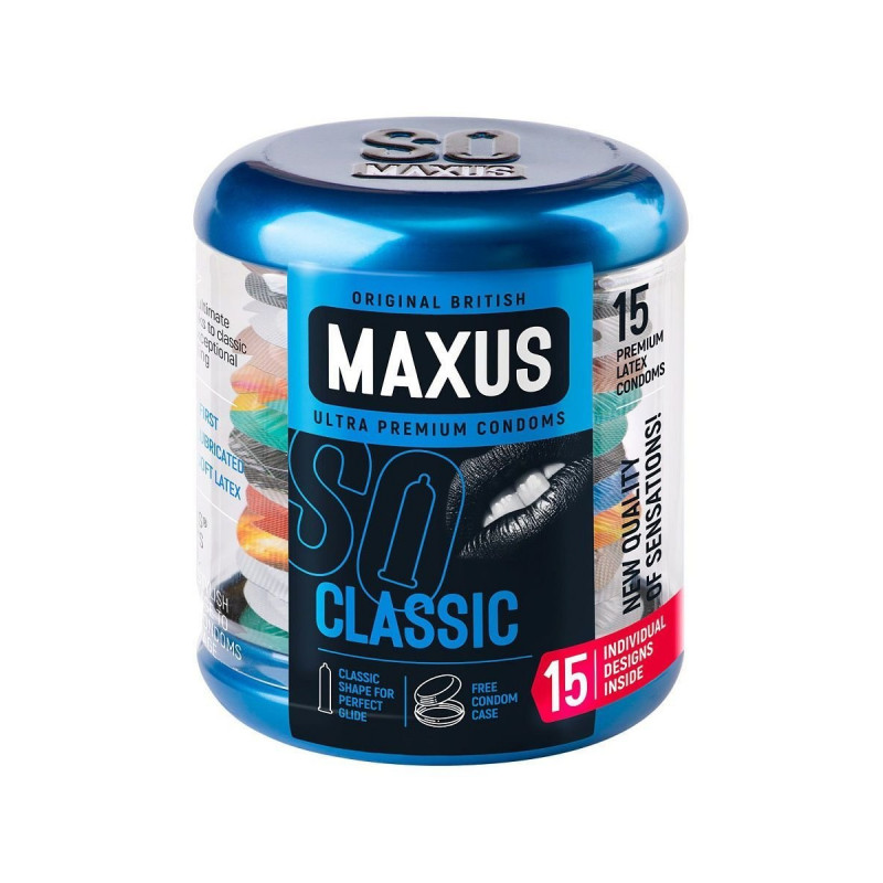 Классические презервативы MAXUS Classic - 15 шт.