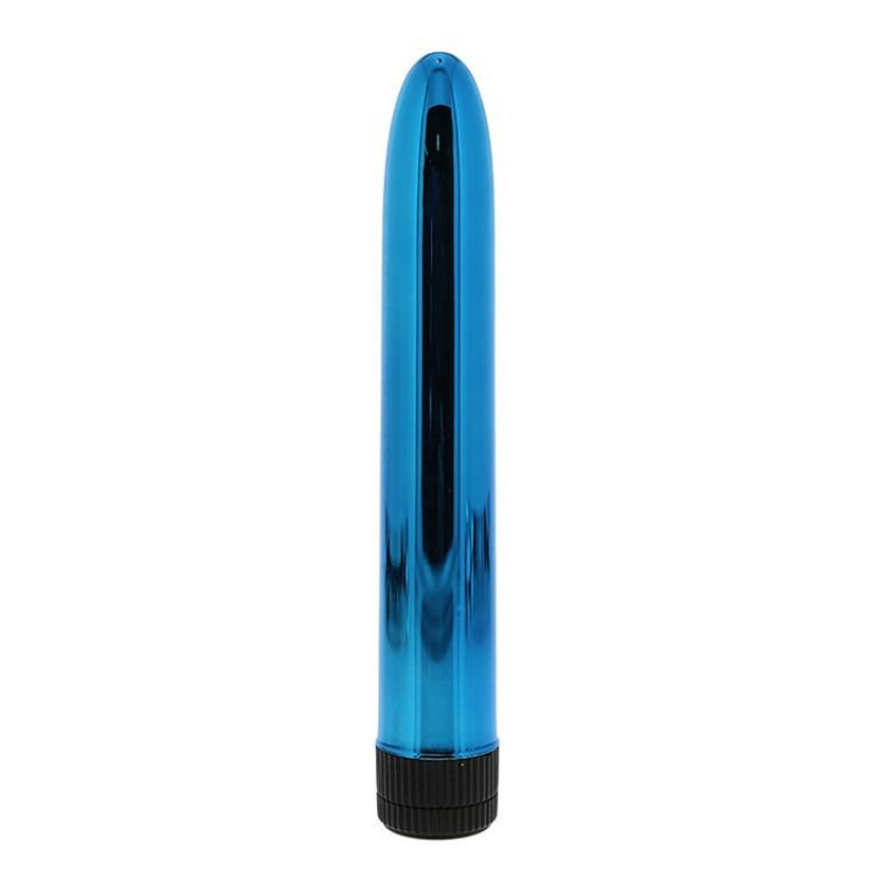 Голубой вибратор KRYPTON STIX 6 MASSAGER - 15,2 см.