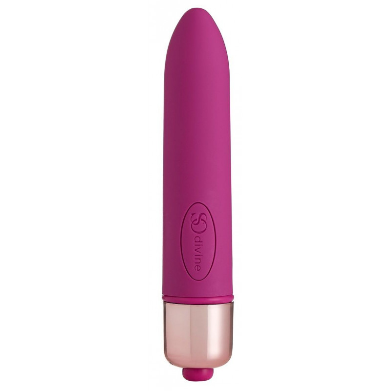 Ярко-розовая гладкая вибропуля Afternoon Delight Bullet Vibrator - 9 см.