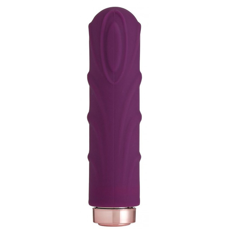 Фиолетовая вибропуля Love Sexy Silky Touch Vibrator - 9,4 см.