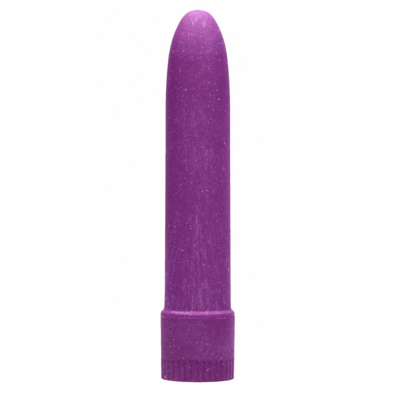 Фиолетовый вибратор 5.5  Vibrator Biodegradable - 14 см.