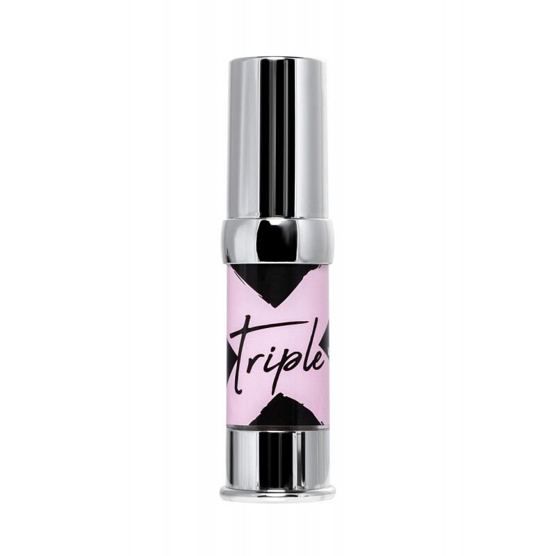 Возбуждающий гель с эффектом вибрации и охлаждения Triple X 3 in 1 Unisex Pleasure Enhancer Gel - 15 мл.