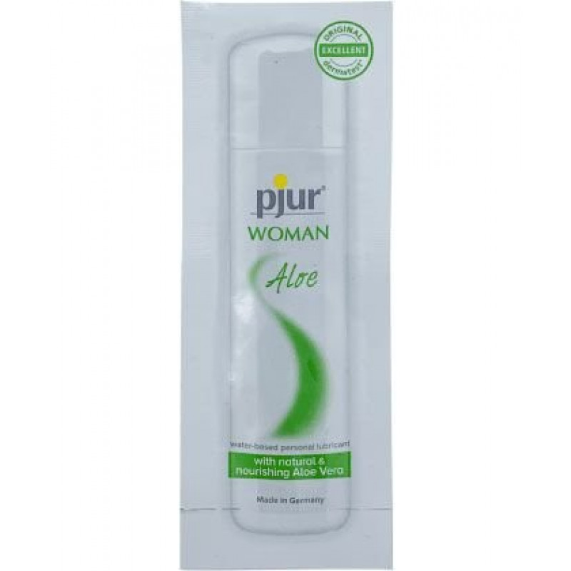 Лубрикант на водной основе pjur WOMAN Aloe - 2 мл.