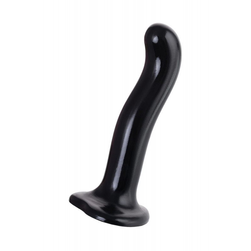 Черный стимулятор для пар P&G-Spot Dildo Size M - 18 см.