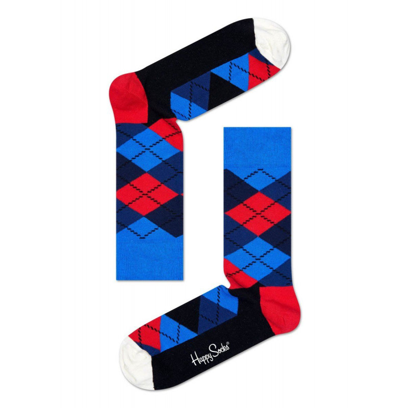 Яркие носки унисекс Argyle Sock с геометрическим принтом