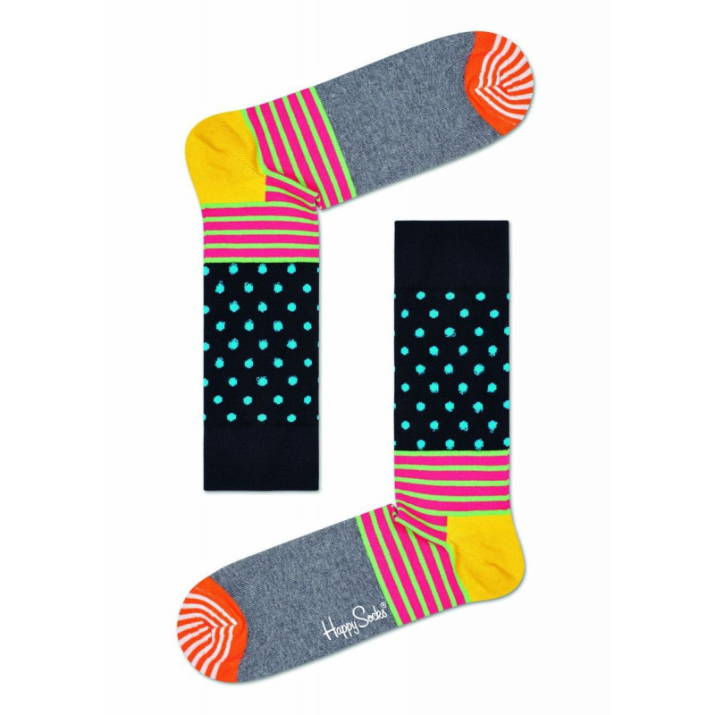 Носки унисекс Stripes And Dots Sock с точками и полосками