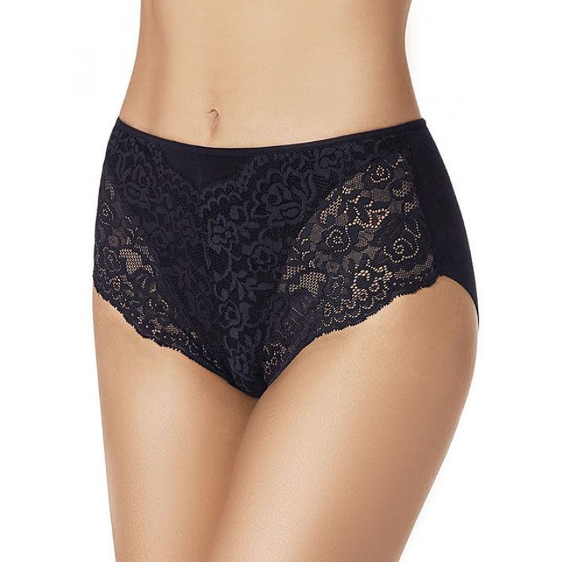 Высокие хлопковые трусики с кружевом Lace Cotton Band