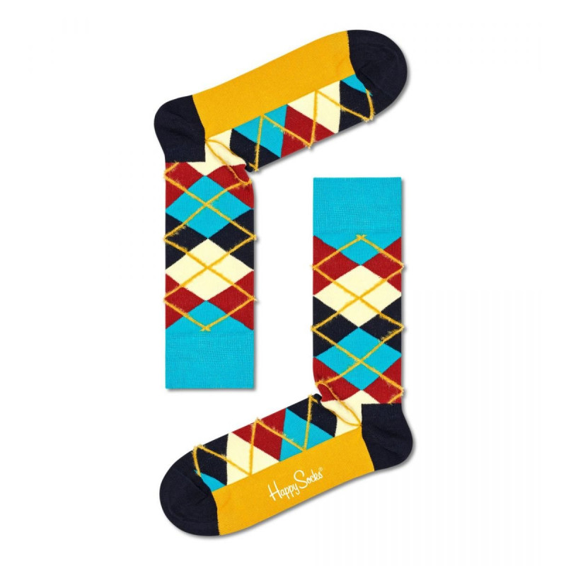 Носки унисекс Argyle Sock в цветную клетку