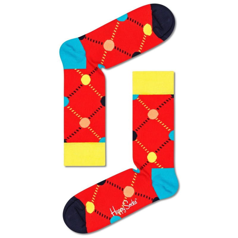 Носки унисекс Argyle Dot Sock с решетками и шариками