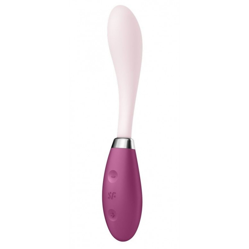 Розовый гибкий вибратор G-Spot Flex 3 - 19,5 см.