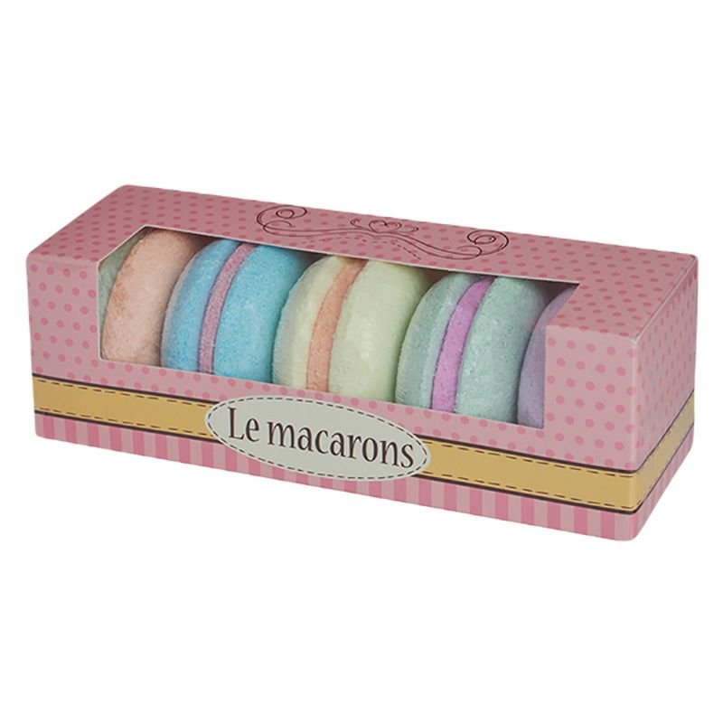 Набор из 5 шипучих бомбочек для ванны Le macarons