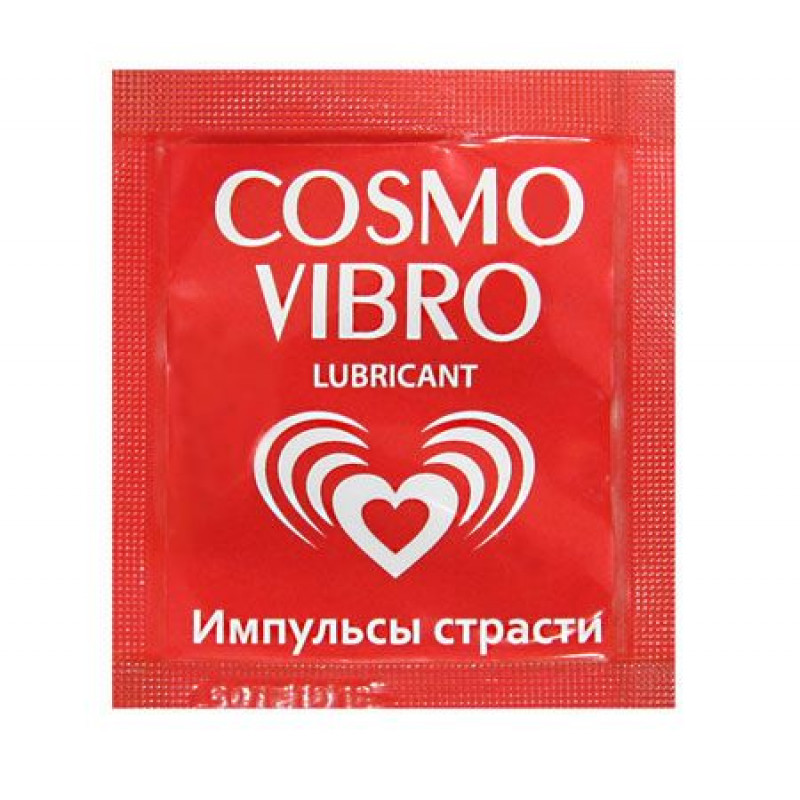 Саше женского стимулирующего лубриканта на силиконовой основе Cosmo Vibro - 3 гр.