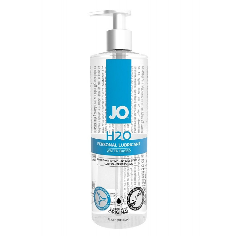 Лубрикант на водной основе JO Personal Lubricant H2O с дозатором - 480 мл.