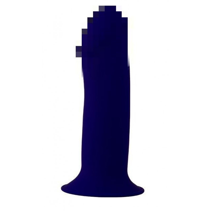 Синий фаллоимитатор-реалистик PREMIUM THICK DILDO 7INCH - 18 см.